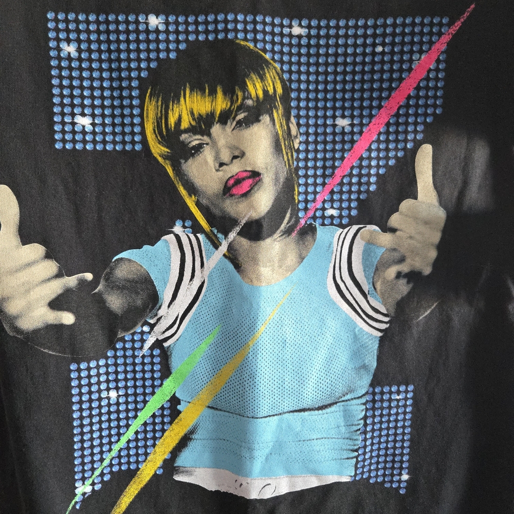 TBOZ from TLC  Black Graphic TShirt